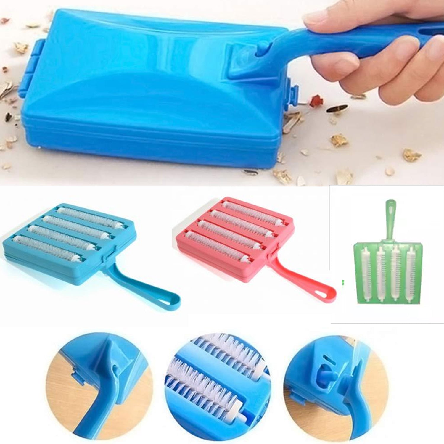 6230 Plastic Handheld Carpet Roller Brush Cleaning With Dust Crumb Collector Wet And Dry Brush 6230 Plastic Handheld Carpet Roller Brush Cleaning With Dust Crumb Collector Wet And Dry Brush